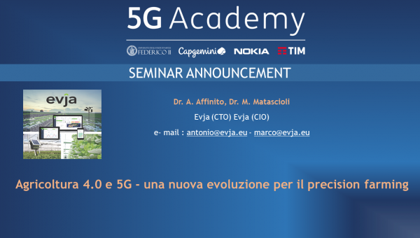 Agricoltura 4.0 e 5G - una nuova evoluzione per il precision farming